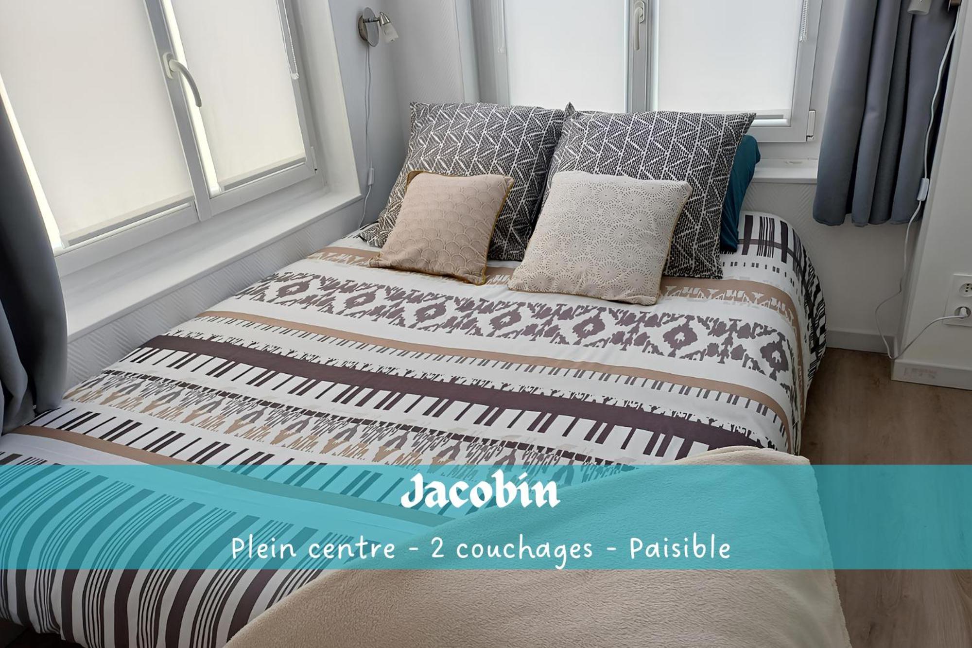 Jacobin-Centre Ville-Paisible-2 Couchages Amiens Buitenkant foto